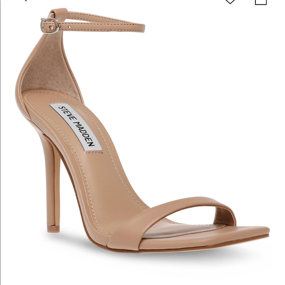 Steve Madden Nude Strap Heels 7.5M